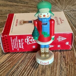 Hallmark 2013 Dashing Dad keepsake ornament Nutcracker style dad ornament